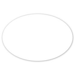 4 X 6 In Oval Perm Bumper Sticker