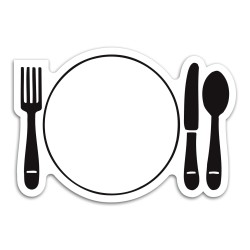 Dinner Place Setting Magnet