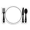 Dinner Place Setting Magnet