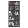 Business Card Magnet w/ 8 Message Magnets