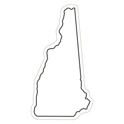 New Hampshire State Magnet