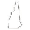 New Hampshire State Magnet