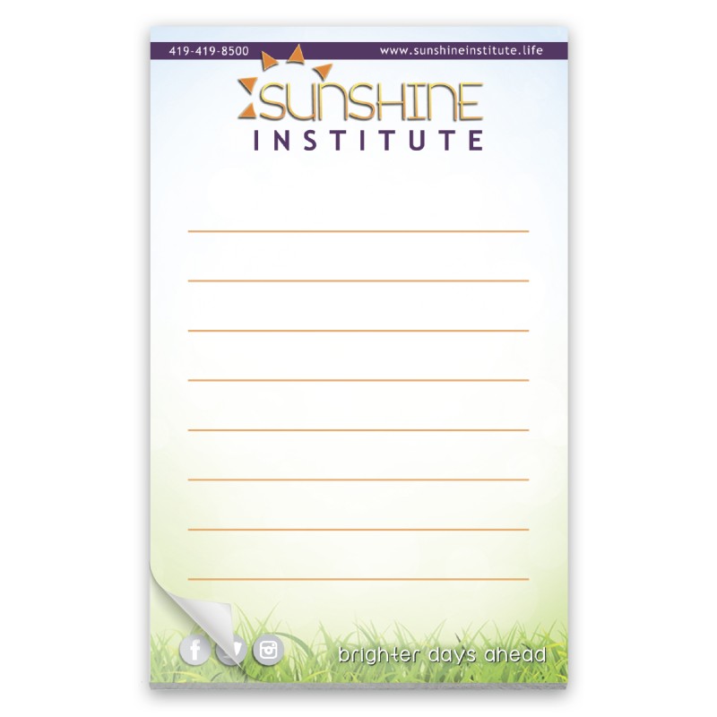 Paper Note Pad 3 1/2 x 5 1/2, 50 pages 4CP