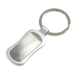 Oval Metal Keytag