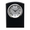 Self-Standing Black Glass Desk Clock