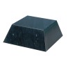 Large Black Marble Pyramid Base