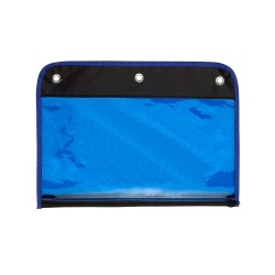 Zippered Portfolio Pouch W/Three Holes