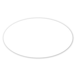 2 X 3.5 In Oval Repositionable Label