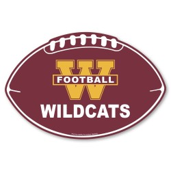 Football Car Sign Magnet