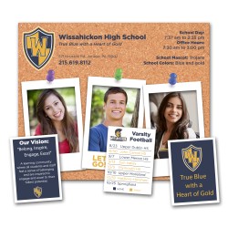 Picture Frame Magnet with 3 Punch Outs