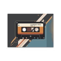Picture Frame with Cassette Punch Out