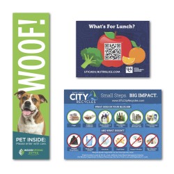 Square Corner Flat Flexible Magnet up to 25 Sq In