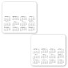 Double Sided Calendar Magnet