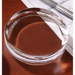 Flat Round Paperweight