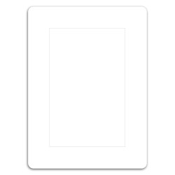 Rectangle Punch Out Picture Frame Magnet