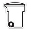 Trash / Recycling Bin Magnet