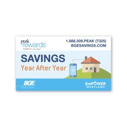 Go Green Business Card Magnet