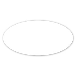2 X 4 In Oval Removable Label