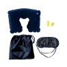 Travel Pillow Kit W/Ear Plugs & Eye Mask