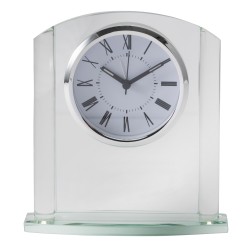 Arch Glass Desk Clock
