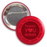 2-3/16 Diam Round Button w/ Pin