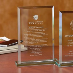 Beveled Rectangle - Large Award