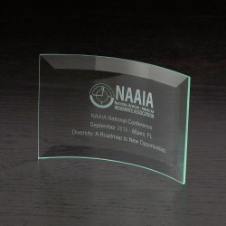 Chronicle X-Small Jade Glass Award