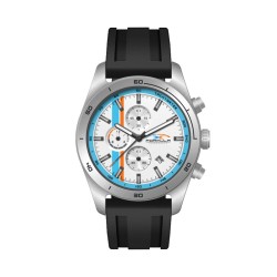 42mm, Ss, Silver Case, Chrono Mvt, Dte