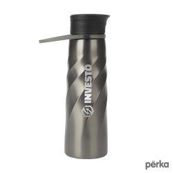 Perka Tristan 34 oz./1L Single Wall Stainless Steel Sport Bottle