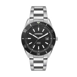42mm, Ss, Silver Case, Bk Bezel, "Automatic" Mvt, Dte