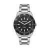 42mm, Ss, Silver Case, Bk Bezel, "Automatic" Mvt, Dte