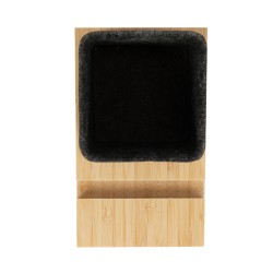 Renton Recycled Felt and Bamboo Pen/Device/Card Holder