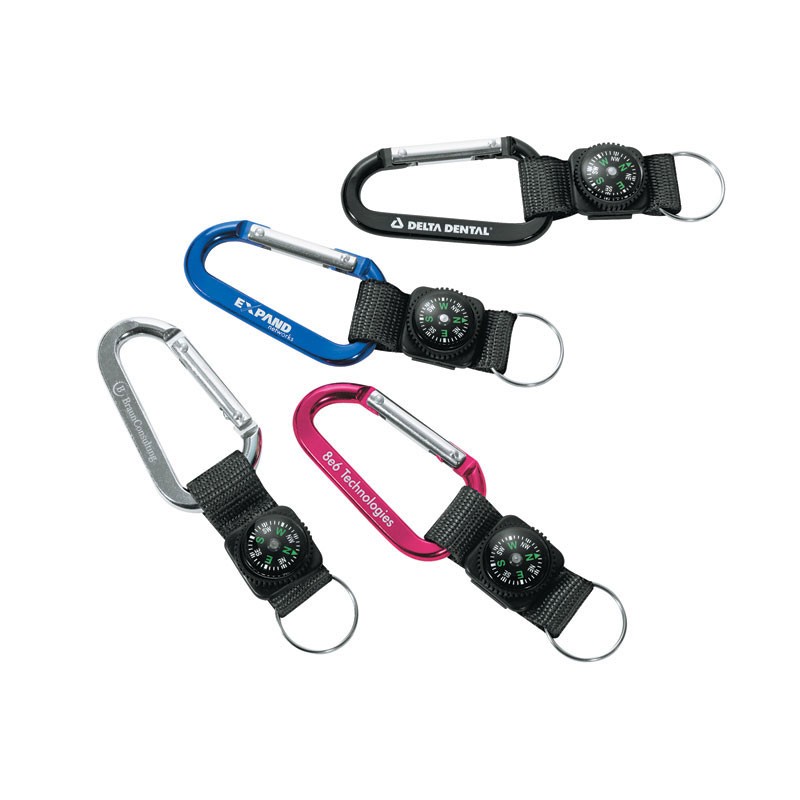 Busbee Carabiner with Compass Busbee Carabiner with Compass