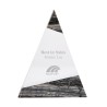 Vega Triangle Crystal with Marble Trim