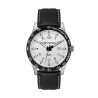 43.5mm, Ss, Silver Case, Bk Bezel, 3-Hand Mvt, Dte
