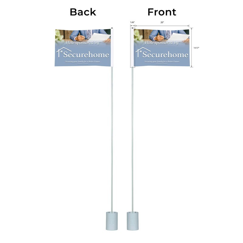 DisplaySplash Golf Flag - Double Sided