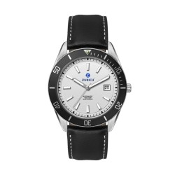 42mm, Ss, Silver Case, Bk Bezel, "Automatic" Mvt, Dte