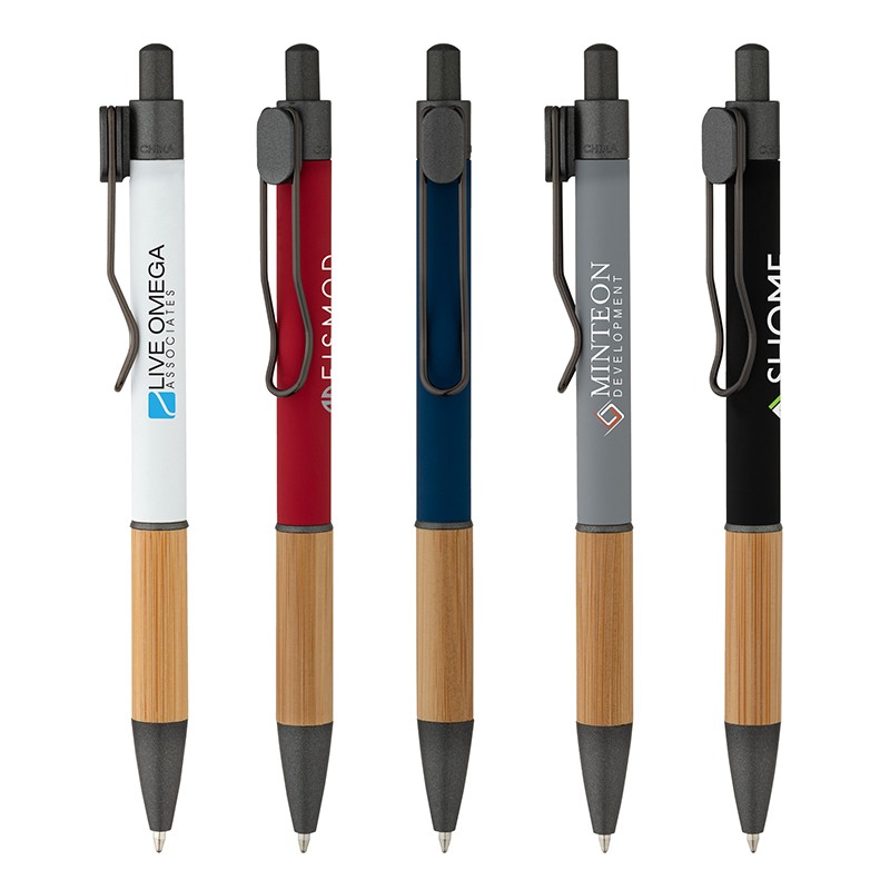 Manoa Ballpoint Pen w/ Bamboo Grip