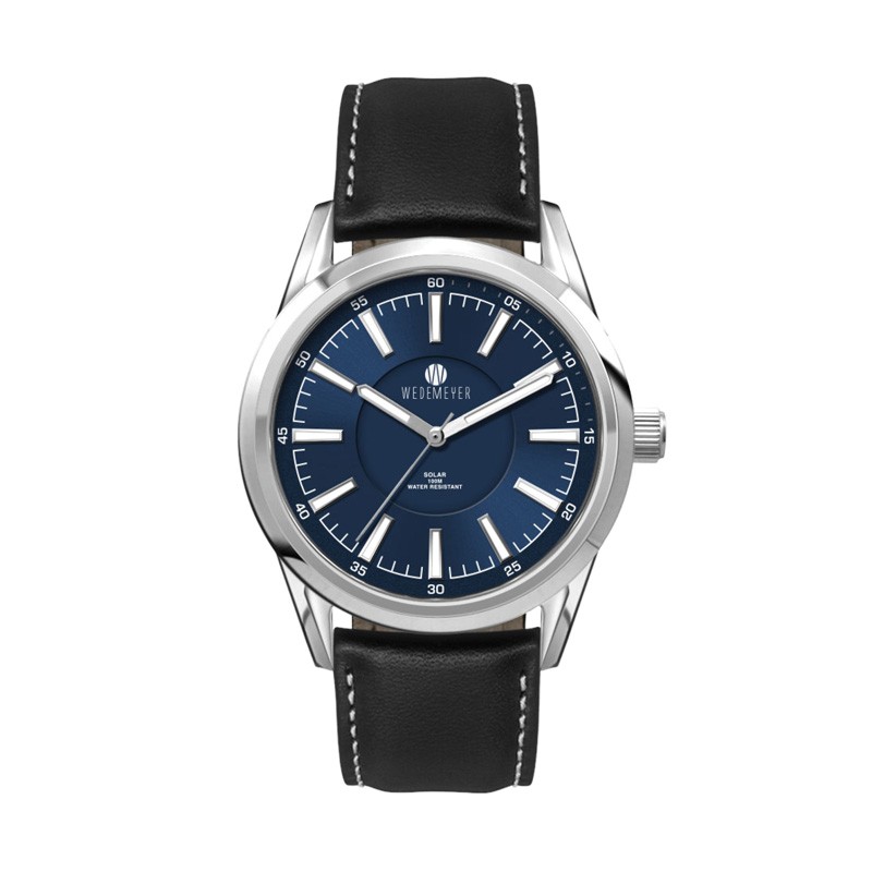 42mm, Ss, Silver Case, 3-Hand "Solar" Mvt