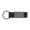 Boyd Aluminum & Leatherette Keyring
