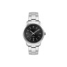 Ladies Black Dial 33mm Metal Case Ladies Black Dial 33mm Metal Case with Folded Steel Band