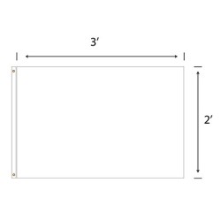 DisplaySplash 2'x3' Flag - Single Sided