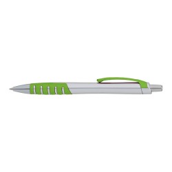 Apex Silver Plunge-Action Ballpoint Pen