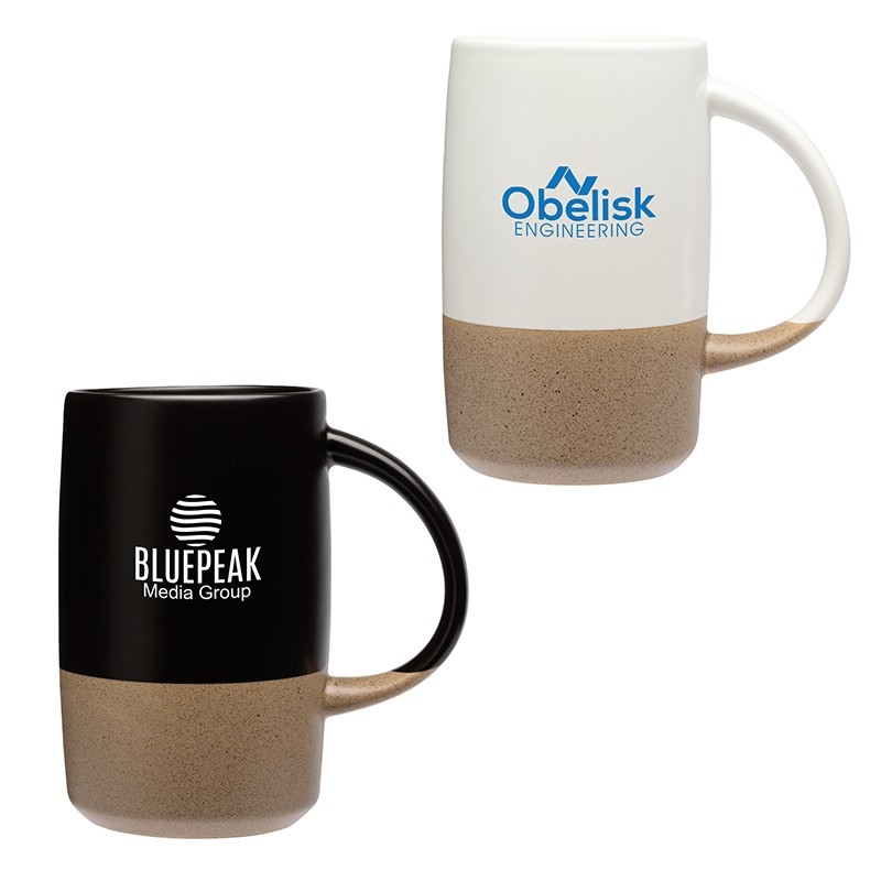 Santander 17 oz. Two-Tone Ceramic Mug