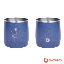 Snowfox 11 oz. Shimmer Finish Vacuum Insulated Whiskey Rocks Tumbler