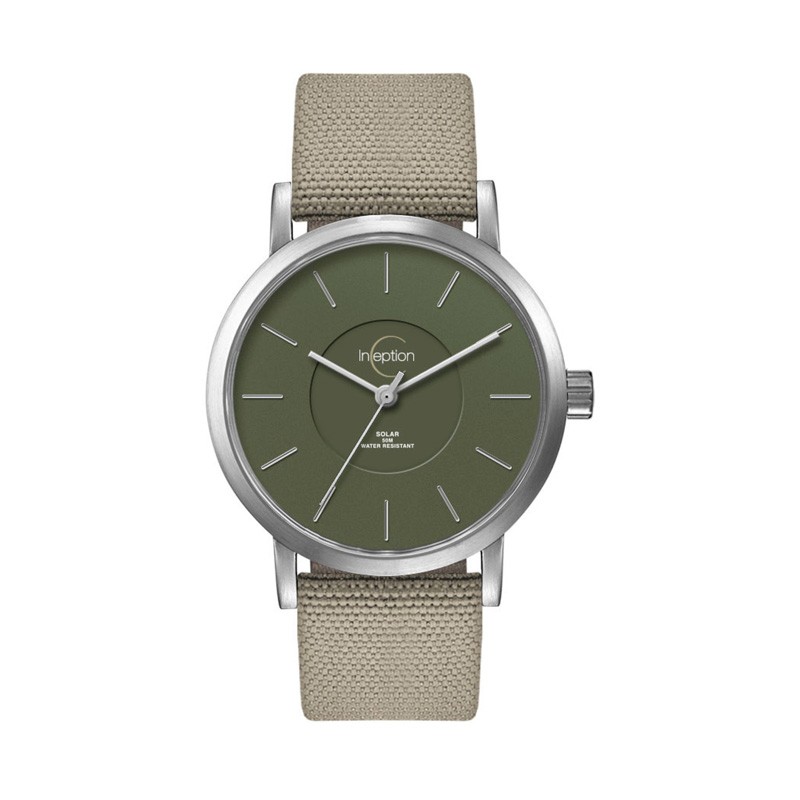 39mm, Ss, Silver Case, 3-Hand "Solar" Mvt