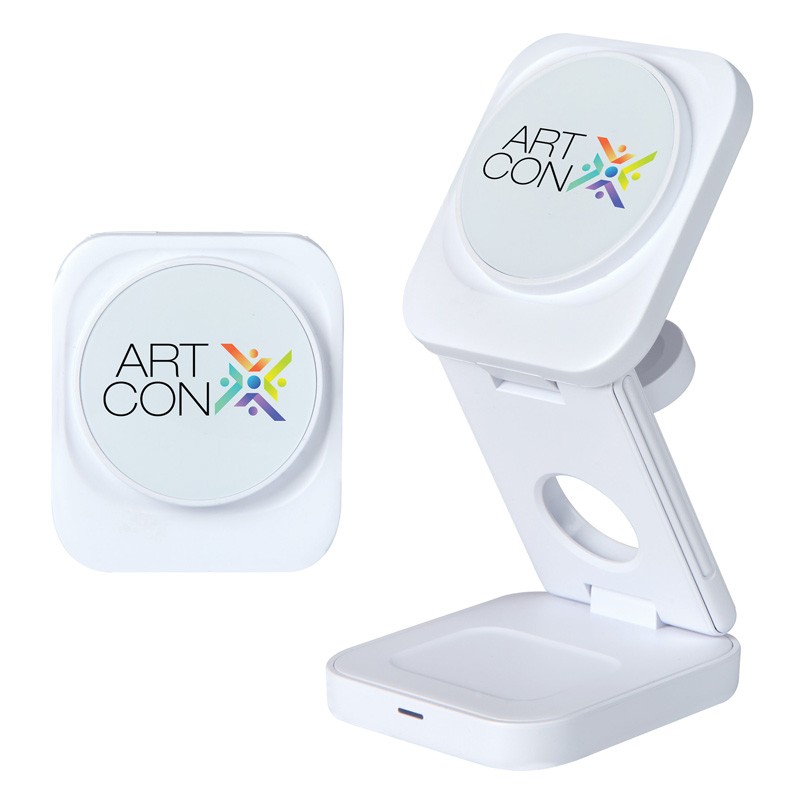 Seth 3-in-1 15W Wireless Charging Station
