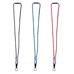 3/16" Nylon Power Cord Lanyard with Snap-Buckle Release, Standard O-Ring & Slider