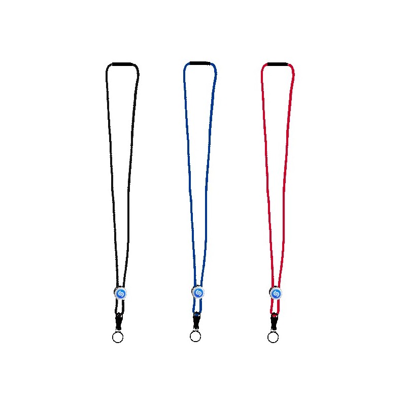 3/16" Nylon Power Cord Lanyard with Snap-Buckle Release, Standard O-Ring & Slider