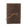 Distressed Brown White Blank